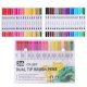 Soft-tip Watercolor Pen Double-headed Marker Pen Set For Children's Kindergarten Dual-purpose Thickness