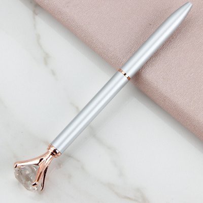 Metal Ballpoint Pen Student Gift Diamond Ballpoint Pen Creative Crystal Advertising Pen