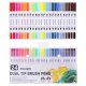 Soft-tip Watercolor Pen Double-headed Marker Pen Set For Children's Kindergarten Dual-purpose Thickness