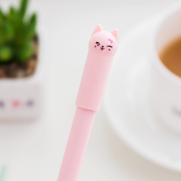 Cute pendulum cat gel pen