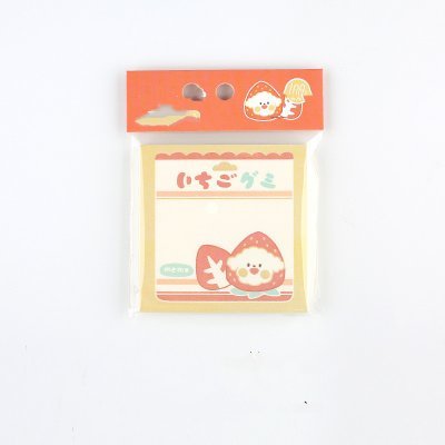 MINKYS New Kawaii 100 Sheets Cute Milk Strawberry Memo Note Daily