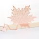 Metal Creative Paper Pattern Hollow Plating Maple Leaf Tassel Apricot Leaf Bookmark