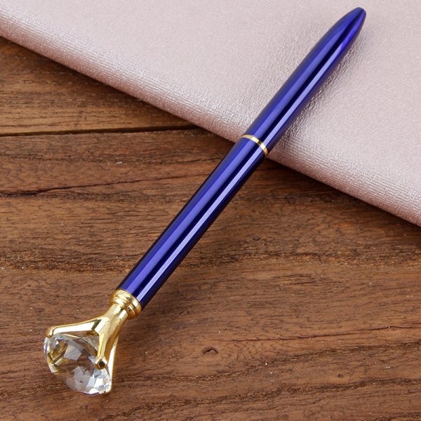 Metal Ballpoint Pen Student Gift Diamond Ballpoint Pen Creative Crystal Advertising Pen